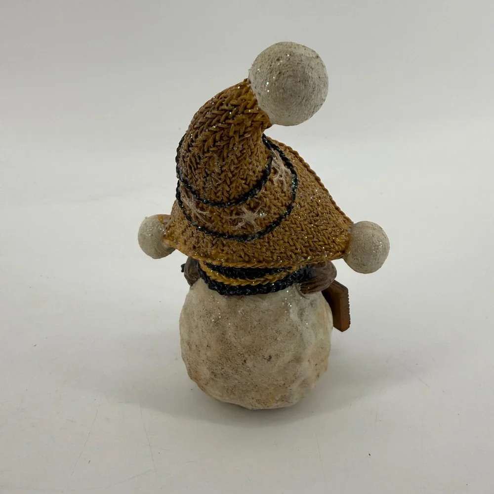 Hanna's‎ Handiworks Mizzou Snowman Figurine University of Missouri Gold Black